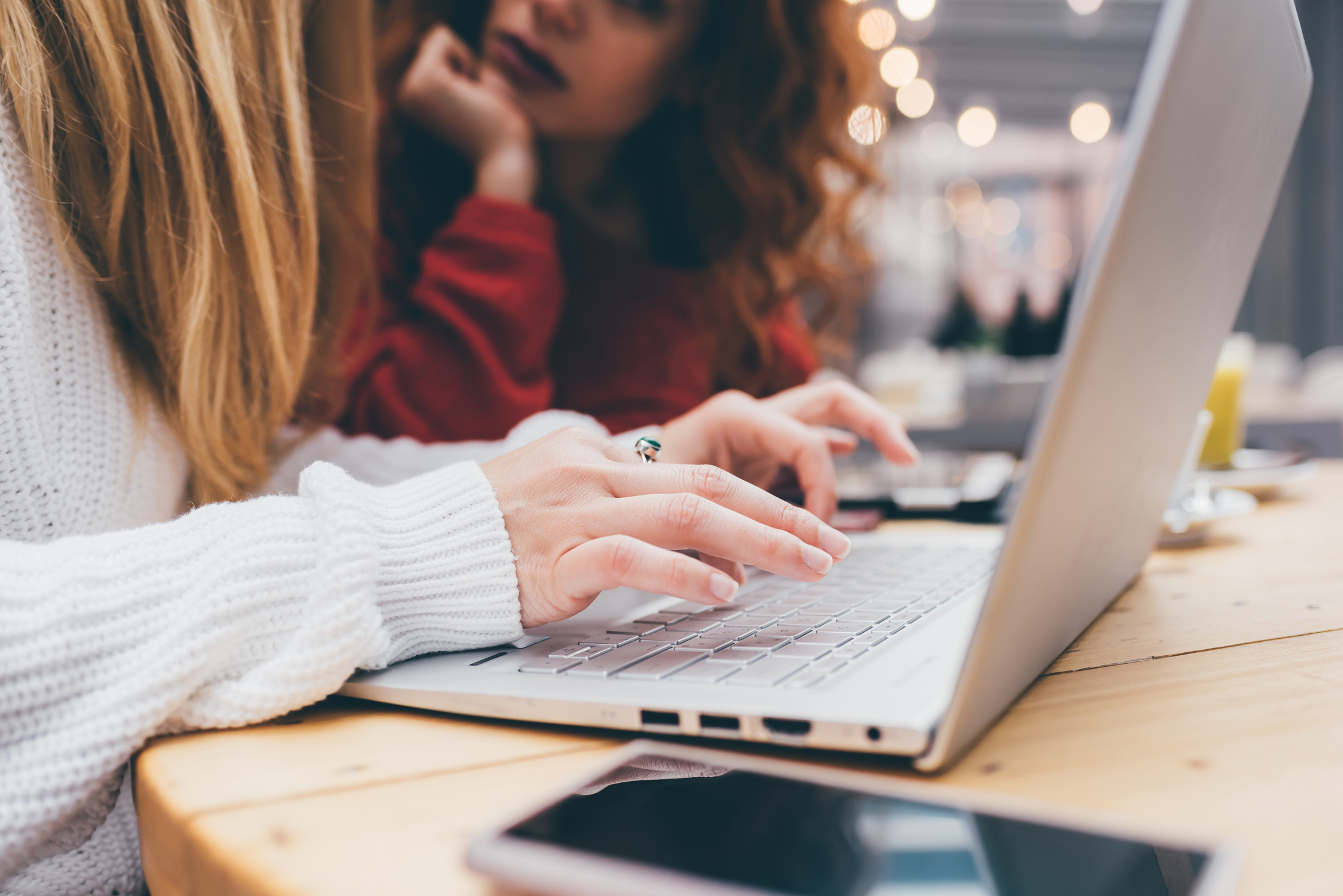 Two Women Working